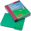 Smead Smead® Waterproof Poly File Folders, 1/3 Cut Top Tab, Letter, Green, 24/Box 10502